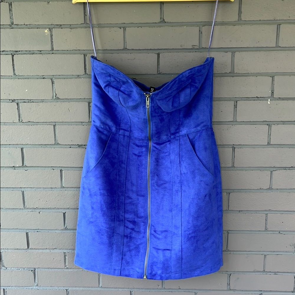 H&M Blue Mini Dress